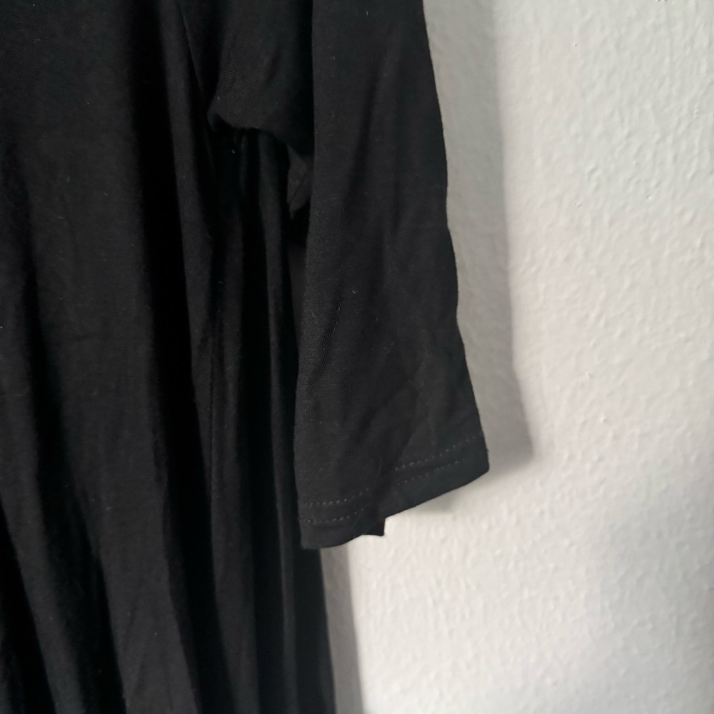 Chic Black Midi Dress with Pockets - One Size $25 - Picture 3 of 6